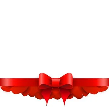Rose Petals Border on white background. Stock Illustration