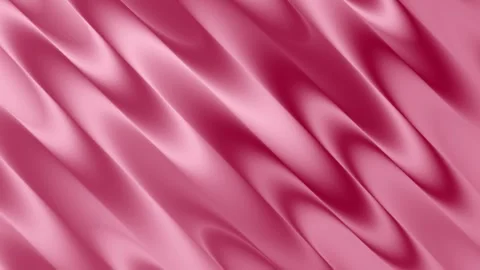 Rose Pink Liquid Gradient Satin Waves Diagonal Romantic Loop Stock Footage 319662647
