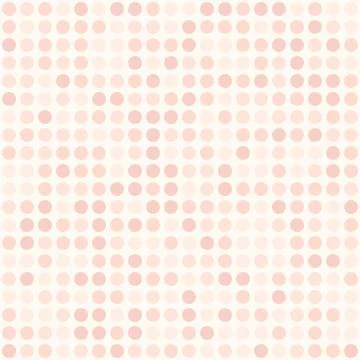 Rose polka dot pattern. Seamless vector background 스톡 일러스트