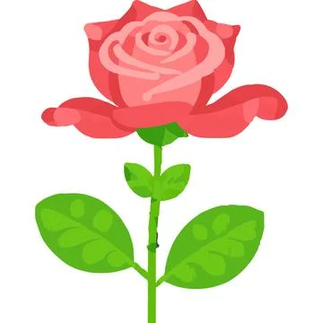 Rose Problem Red Bloom Condolence Love Illustrazione stock