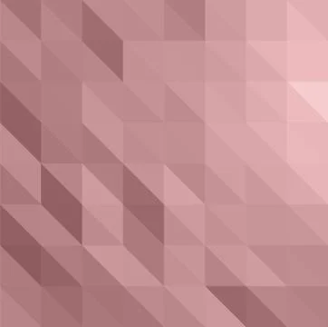Rose quartz abstract low poly triangles background Stock Illustration