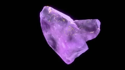 Rose Quartz Crystal in the Dark Video stock 303486501