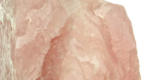Rose quartz crystal Stock Footage 62739654