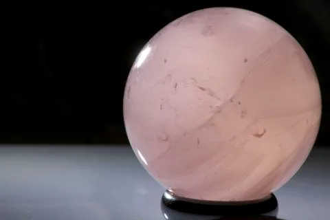 Rose Quartz Sphere Stock Photos