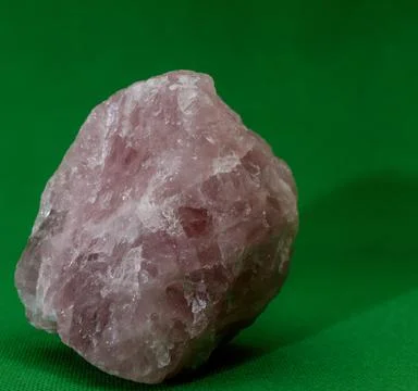Rose quartz stone Stock Photos
