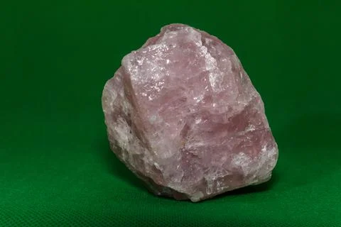 Rose quartz stone Stock Photos