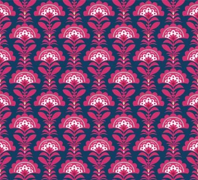 Rose Retro pattern. Vector format Illustrazione stock
