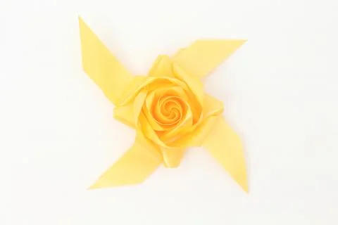 Rose with ribbon. Stock-Fotos