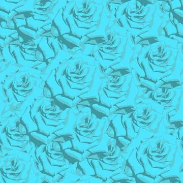 Rose seamless pattern Stock Illustration