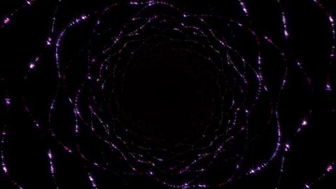 Rose Shape Tunnel Stock Footage 320019263