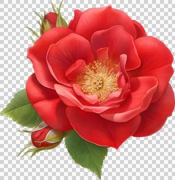 Rose of Sharon Stock Illustration