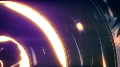 Rose shining reflecting loop fabric backdrop - abstract 3D rendering 스톡 일러스트