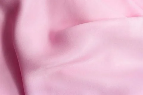 Rose silky material texture pink silk pattern background Stock Photos