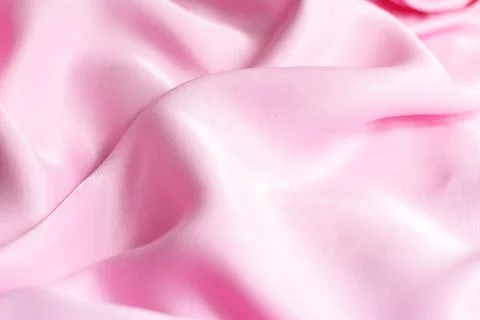 Rose silky material texture pink silk pattern background Foto stock
