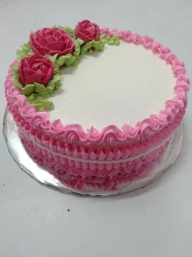 Rose tart Stock Photos