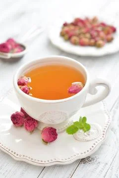 Rose tea Stock Photos