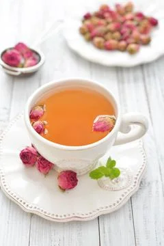 Rose tea Stock Photos