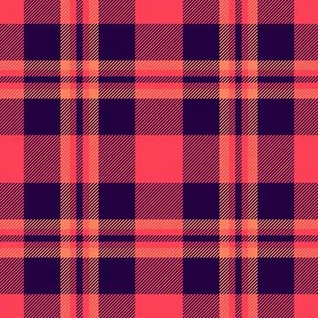 Rose textile check plaid, creation texture fabric vector. Kind seamless tar.. Illustrazione stock