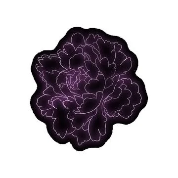 Rose with thorns Stock Illustration