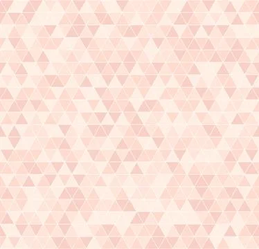 Rose triangle pattern. Seamless vector Stock Illustration