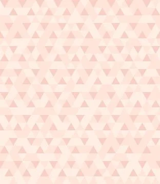 Rose triangle pattern. Seamless vector background Stock Illustration