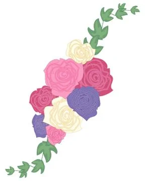 Rose vintage Stock Illustration