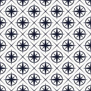 Rose of wind Stock Illustration