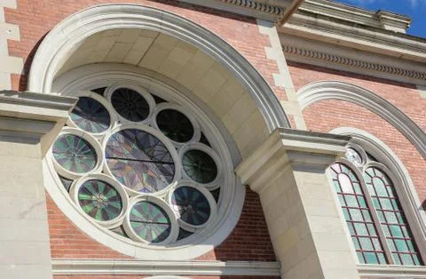 Rose window Fotos de archivo