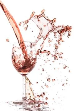Rose wine Foto stock