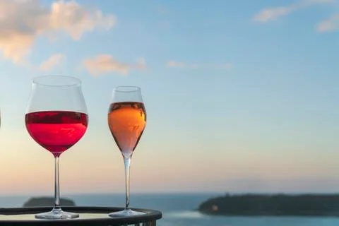 Rose wine Stock Photos