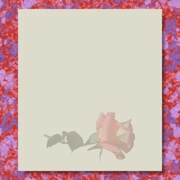 Rose writing paper marble texture background Stock Illustration