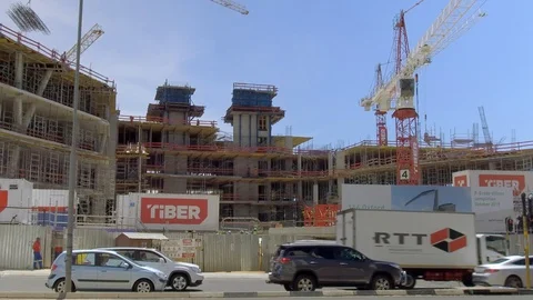 Rosebank construction site Video stock 101623010