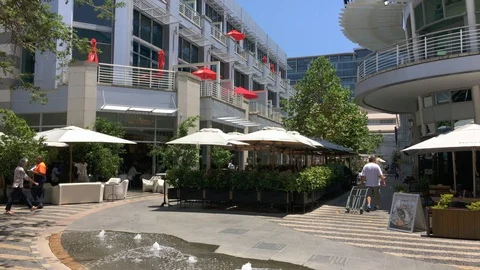 Rosebank Mall in Johannesburg Stock Footage 101982353