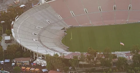 Rosebowl Pullout 2 Stock Footage 77802513