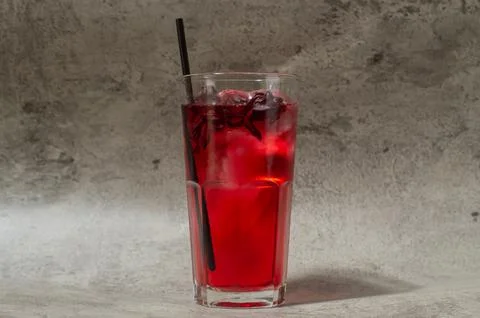 Roselle Tea, Refreshing Herbal Tea Beverage Stock Photos