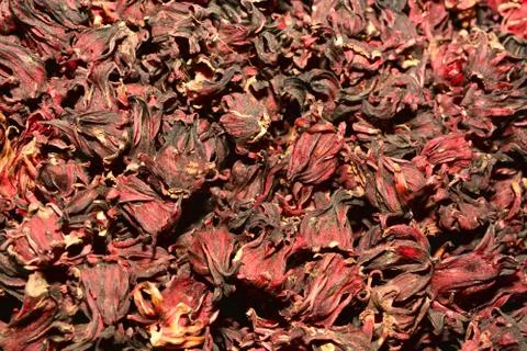 Roselle texture,Roselle dry Foto stock