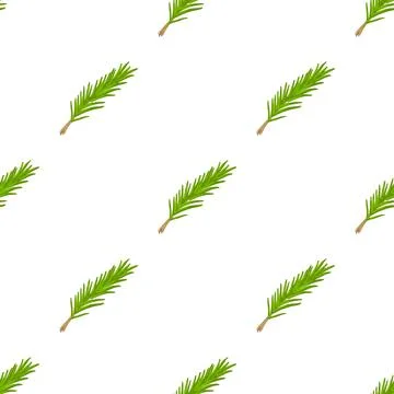 Rosemary pattern seamless vector Illustrazione stock