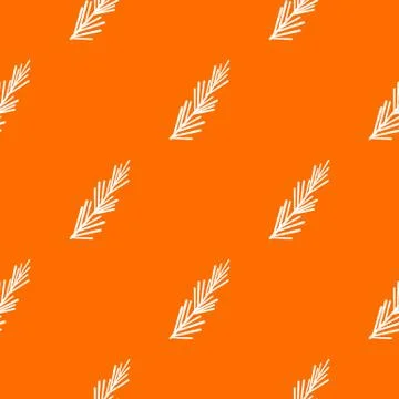 Rosemary spice pattern seamless Stock Illustration