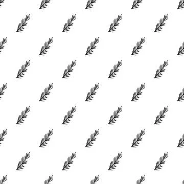 Rosemary spice pattern vector Stock Illustration