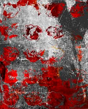 Roses on asphalt background Stock Illustration
