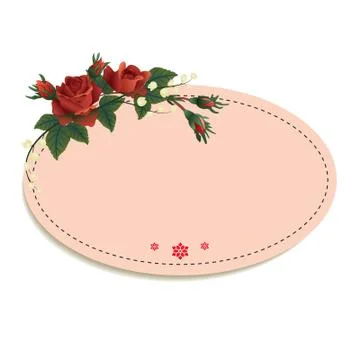 Roses board Stock Illustration