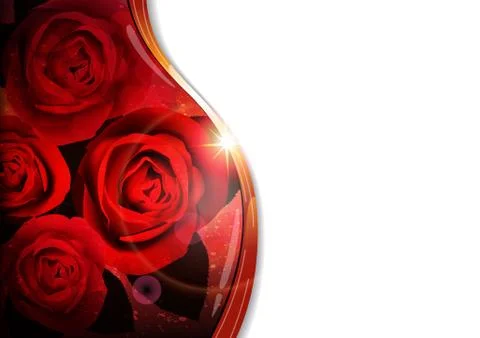 Roses bouquet Stock Illustration