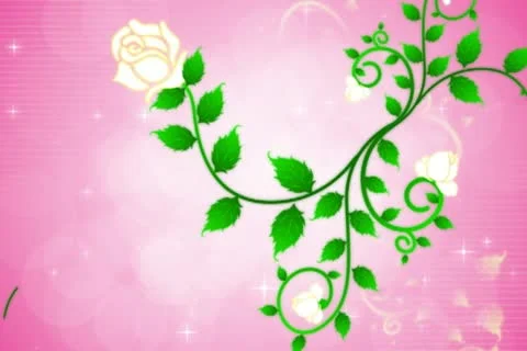 Roses DeVine Flourish Background 01 Video stock 10875060