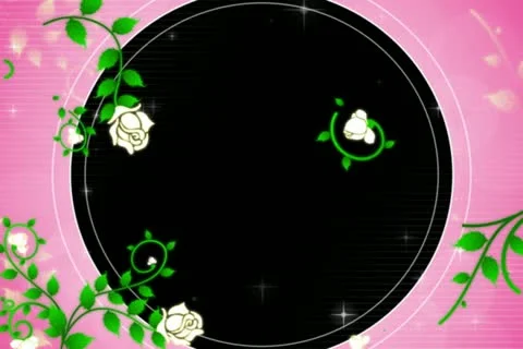 Roses DeVine Flourish Overlay Stock Footage 10875066