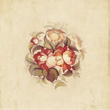 Roses Flowers Stock Illustration
