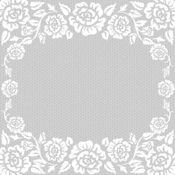 Roses frame Stock Illustration
