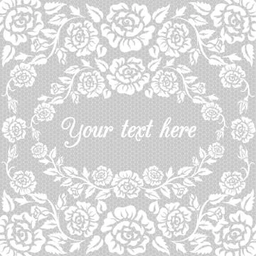 Roses frame Stock Illustration