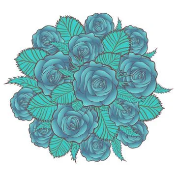 Roses Stock Illustration