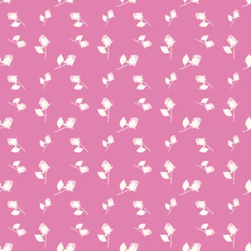 Roses seamless vector geometric monochromatic background - pattern for Stock Illustration