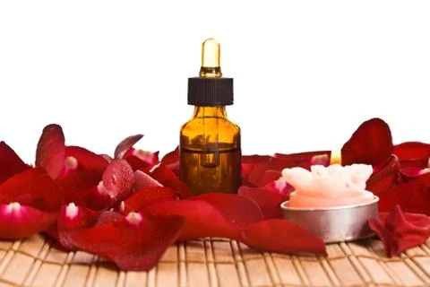 Roses in a spa Stock Photos
